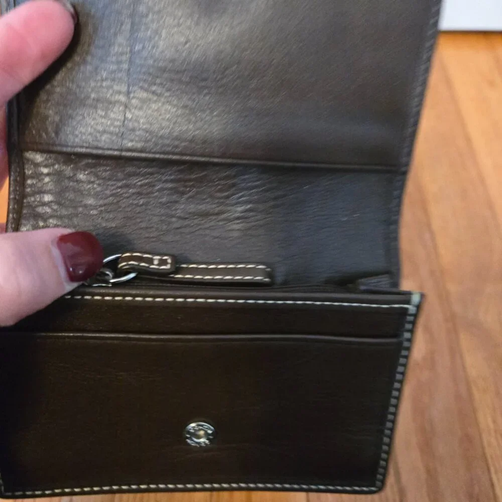 Coach Brown Wallet with keyring